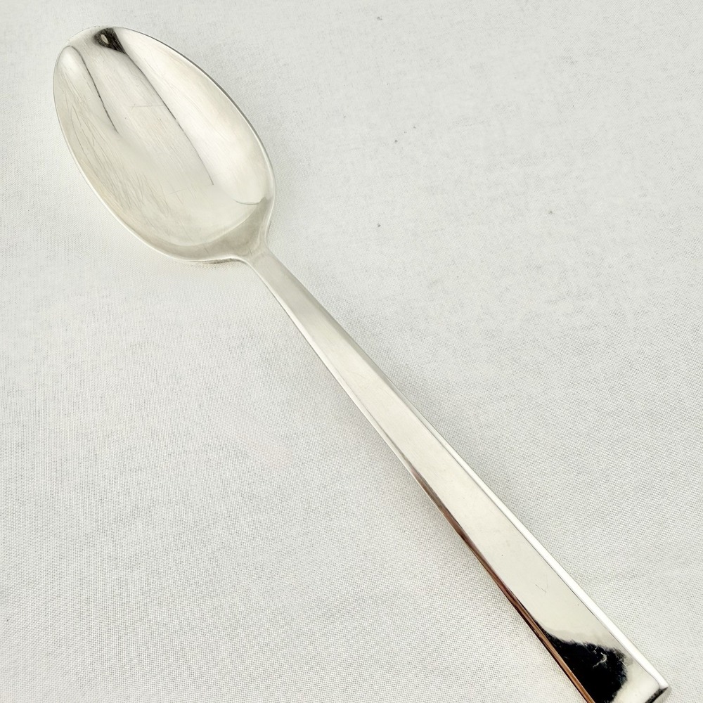 Dansk Meridian 18/10 Stainless Steel Serving Spoon Flatware 8.75" MCM Glossy